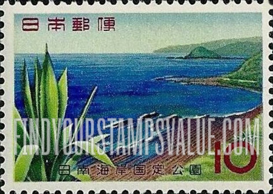 FindYourStampsValue: Agave and View from Horikiri Pass - リュウゼツラン属と堀切峠より