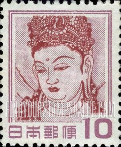 FindYourStampsValue: Goddess Kannon - 観音菩薩像