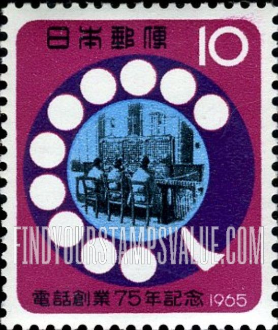 FindYourStampsValue: Telephone Dial and 1890 Switchboard - 電話ダイヤルと1890交換台
