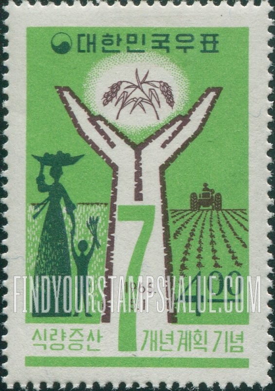 FindYourStampsValue: Symbols of 7-Year Plan