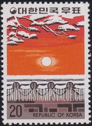 FindYourStampsValue: Winter Landscape - 겨울풍경