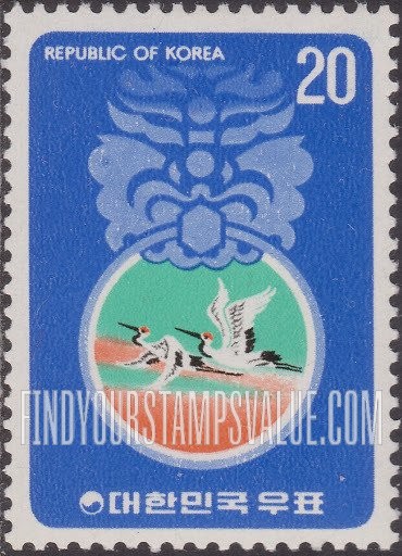 FindYourStampsValue: Door-pull and Cranes - 노커와 새아침의 학