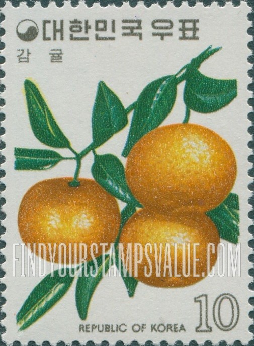 FindYourStampsValue: Tangerines - 감귤