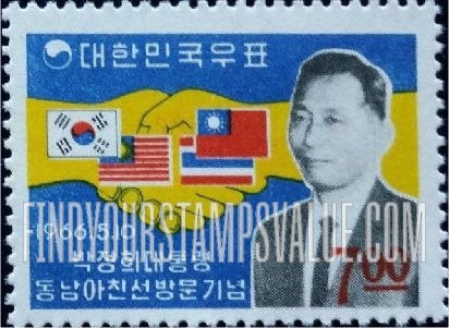 FindYourStampsValue: President Park and Flags