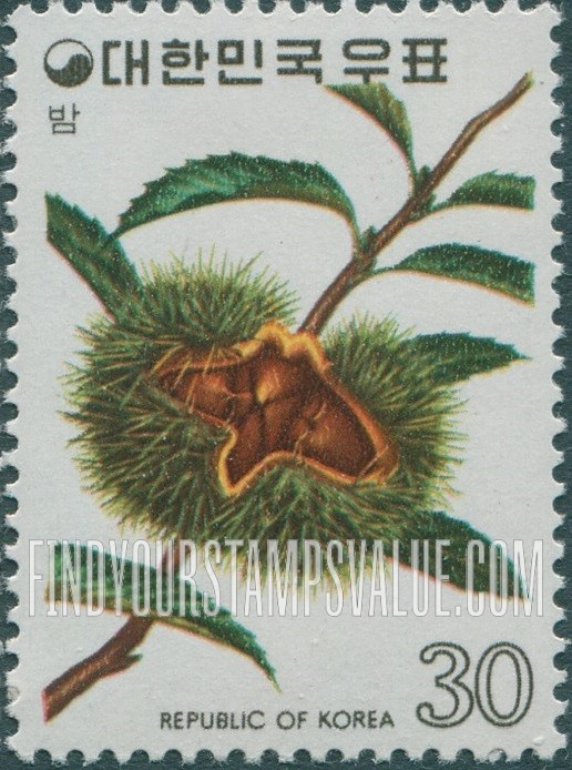 FindYourStampsValue: Chestnuts - 밤