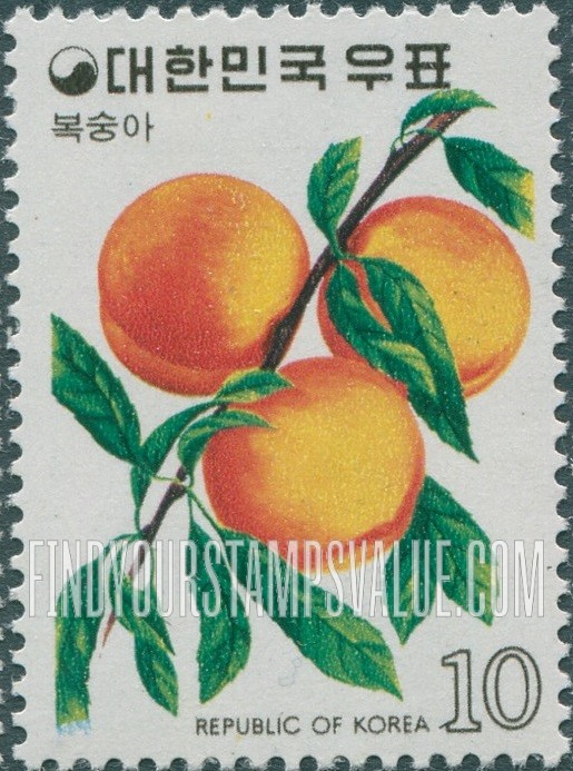 FindYourStampsValue: Peaches - 복숭아