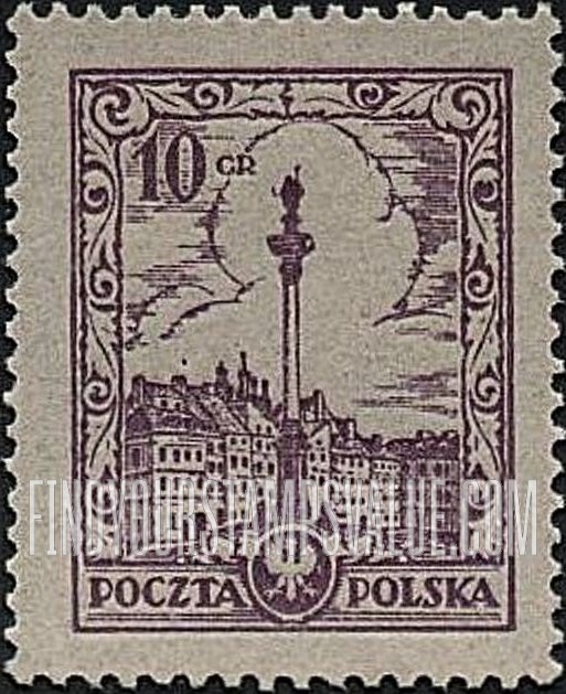 FindYourStampsValue: Sigismund Monument, Warsaw