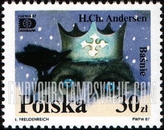 FindYourStampsValue: HAFNIA '87 - Fairy tales by Hans Christian Andersen (1805-1875): The Snow Queen
