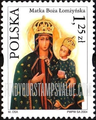 FindYourStampsValue: Depictions of the Virgin Mary: Matka Boza Lomzynska