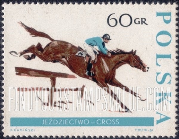 FindYourStampsValue: Horses: Steeplechase