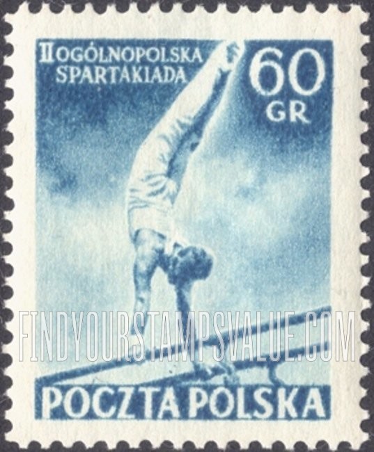 FindYourStampsValue: Handstand on Horizontal Bars