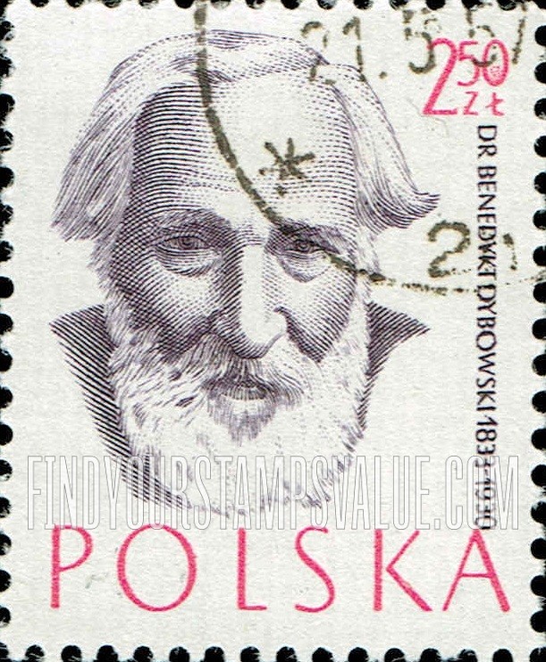 FindYourStampsValue: Doctors’ Portraits: Benedykt Dybowski