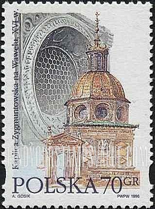 FindYourStampsValue: Architecture: Renaissance period, St. Sigismundus Chapel of Cracow, Wawel Castle, 1519-33