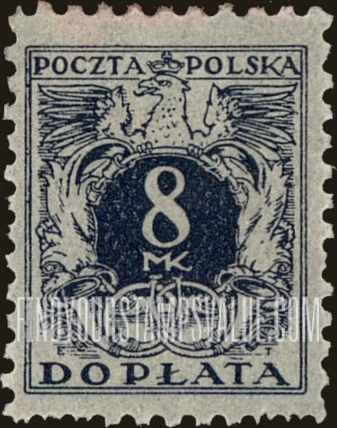 FindYourStampsValue: POSTAGE DUE - Numerals of Value