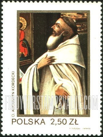 FindYourStampsValue: Father Augustin Kordecki (1603-1673)