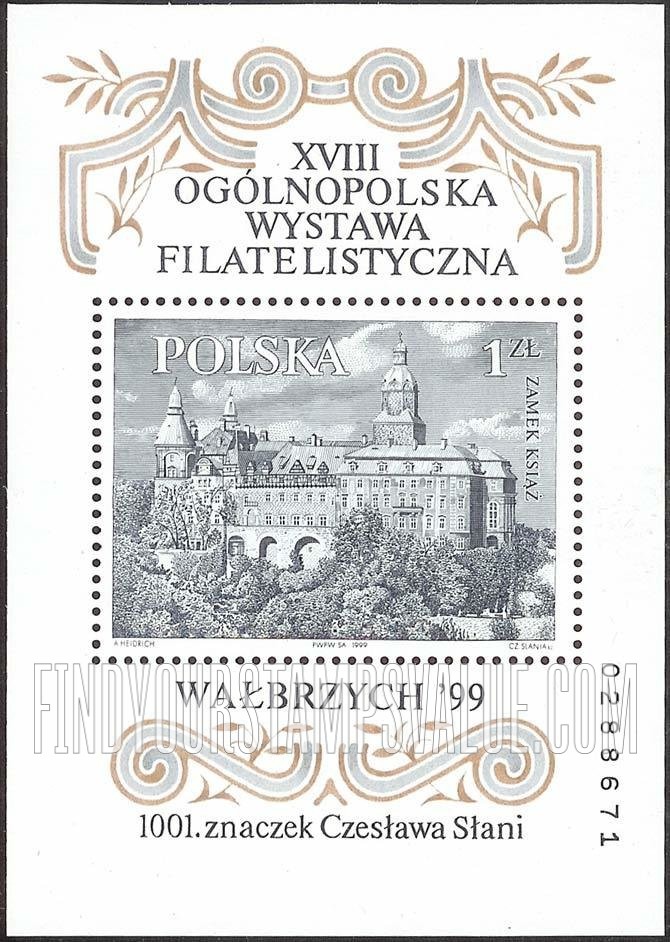 FindYourStampsValue: Ksiaz Castle