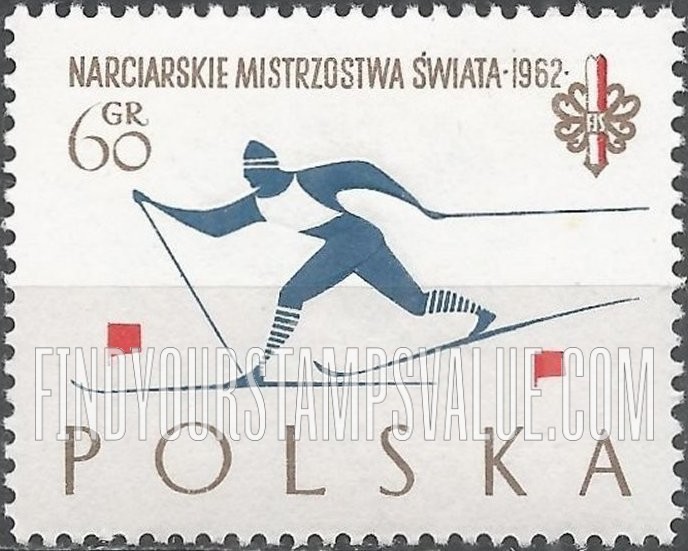FindYourStampsValue: Long distance skier