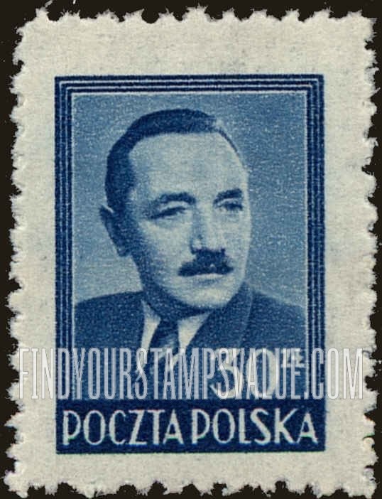 FindYourStampsValue: President Boleslaw Bierut