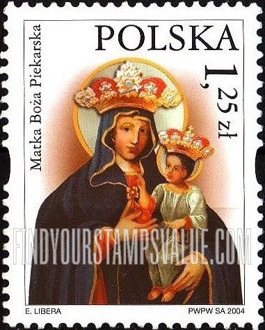FindYourStampsValue: Depictions of the Virgin Mary: Matka Boza Piekarska