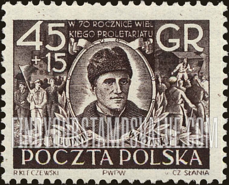 FindYourStampsValue: SEMI-POSTAL - Ludwik Warynski