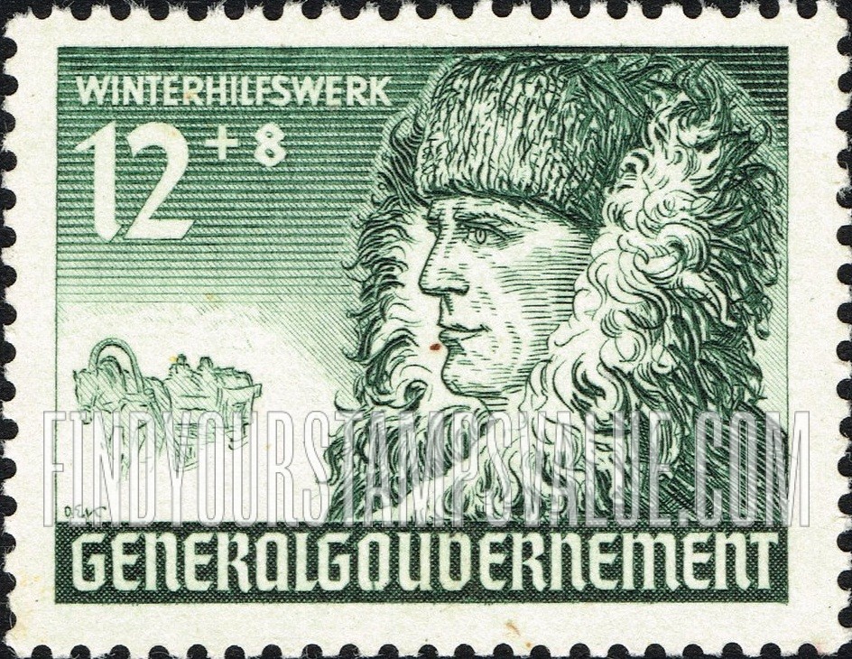 FindYourStampsValue: OCCUPATION SEMI-POSTAL - German Peasant