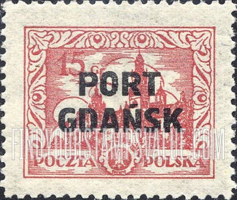 FindYourStampsValue: POLISH OFFICES ABROAD - Wawel Castle at Cracow: Overprinted