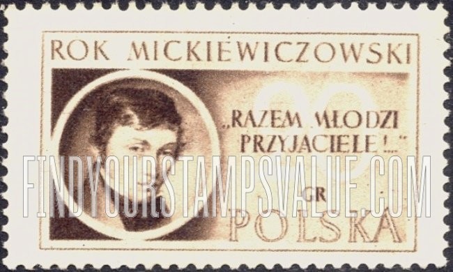 FindYourStampsValue: Adam Mickiewicz