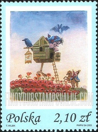 FindYourStampsValue: Fairy Tales: The Princess Enchanted Into a Frog, by Antoni Jozef Glinski