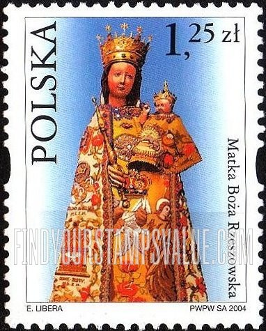 FindYourStampsValue: Depictions of the Virgin Mary: Matka Boza Rzeszowska
