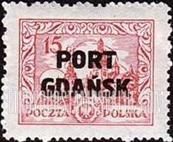 FindYourStampsValue: POLISH OFFICES ABROAD - Wawel Castle at Cracow: Same Overprint on Redrawn Stamps of 1926-27