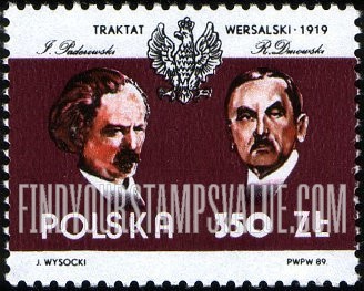 FindYourStampsValue: Treaty of Versailles, 70th Anniversary