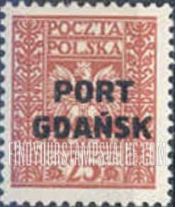 FindYourStampsValue: POLISH OFFICES ABROAD - Eagle Arms: Overprinted
