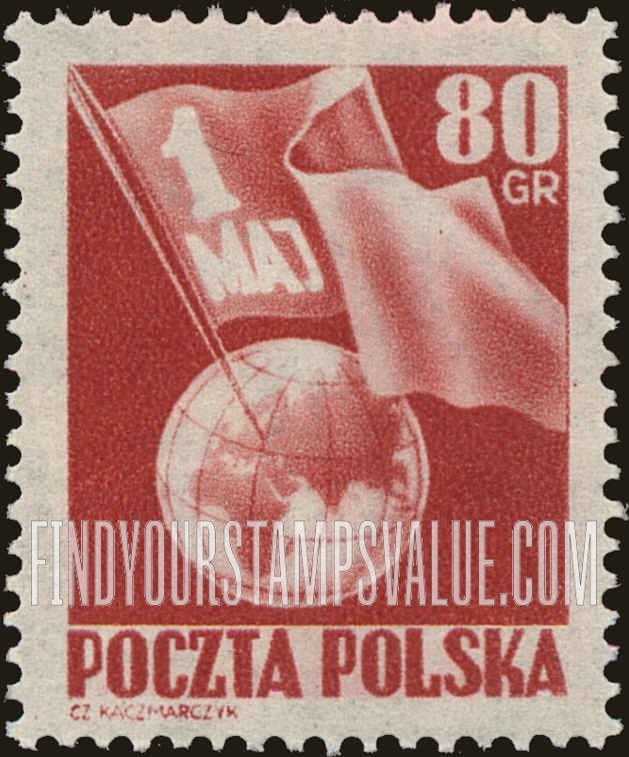 FindYourStampsValue: Flag and Globe