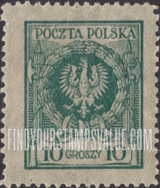 FindYourStampsValue: Arms of Poland