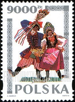 FindYourStampsValue: Traditional Dances: Krakowiak