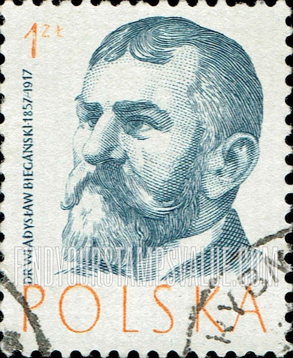 FindYourStampsValue: Doctors’ Portraits: Wladyslaw Bieganski