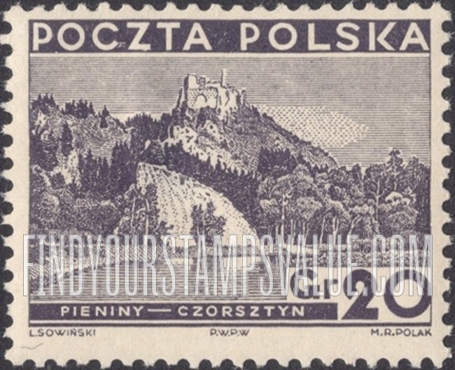 FindYourStampsValue: View of Pieniny