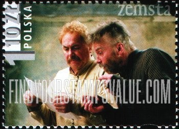 FindYourStampsValue: Premiere of Film “Zemsta,” Directed by Andrzej Wajda: Czesnik and Dyndalski readingletter