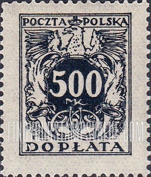 FindYourStampsValue: POSTAGE DUE - Numerals of Value: Type of 1921-22 Issue