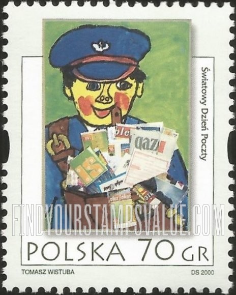 FindYourStampsValue: World Post Day: Tomasz Wistuba, vertical