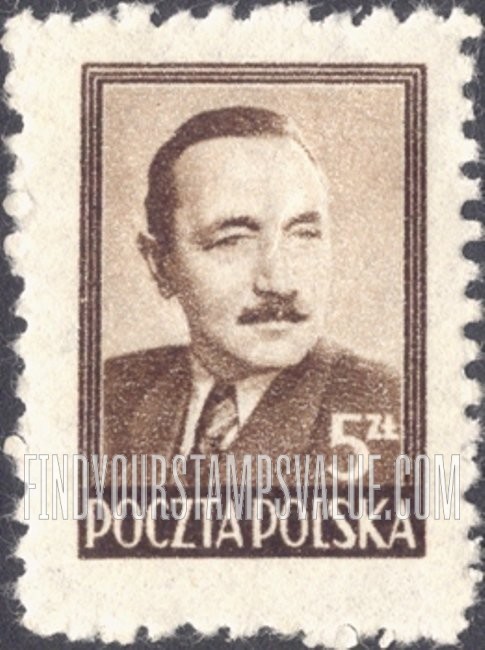 FindYourStampsValue: President Boleslaw Bierut