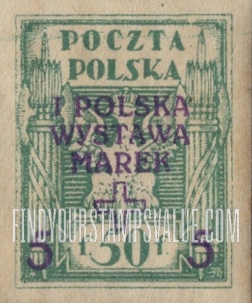 FindYourStampsValue: SEMI-POSTAL - Eagle: Regular Issue of 1919 Surcharged in Violet