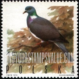FindYourStampsValue: Game Birds: Wood pigeon
