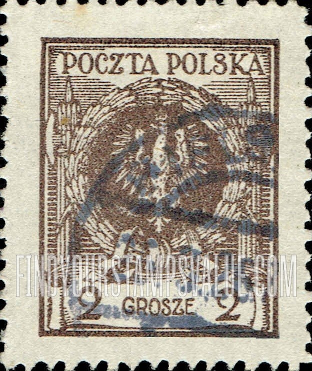 FindYourStampsValue: Arms of Poland