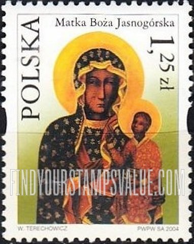 FindYourStampsValue: Depictions of the Virgin Mary: Matka Boza Jasnagórska