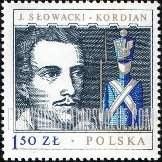 FindYourStampsValue: Polish dramatists: Juliusz Slowacki (1809-1849)