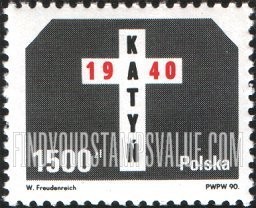 FindYourStampsValue: Katyn Forest Massacre, 50th Anniversary