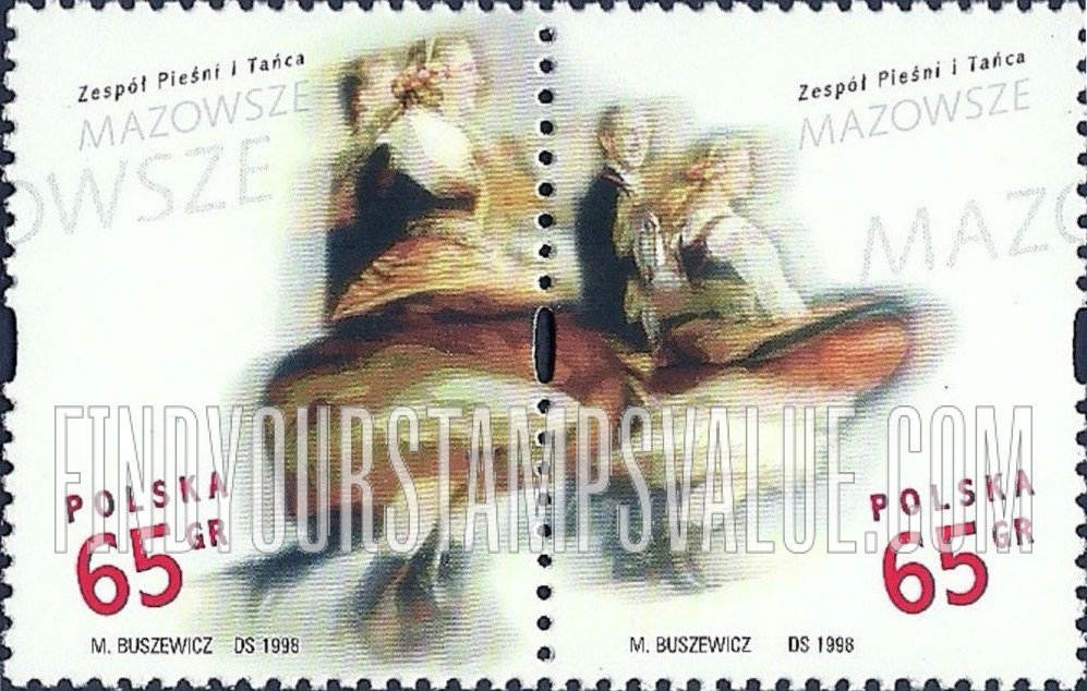 FindYourStampsValue: Mazowsze Song and Dance Ensemble, 50th Anniversary