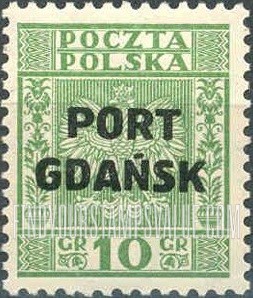 FindYourStampsValue: POLISH OFFICES ABROAD - Eagle Arms: Overprinted in Black