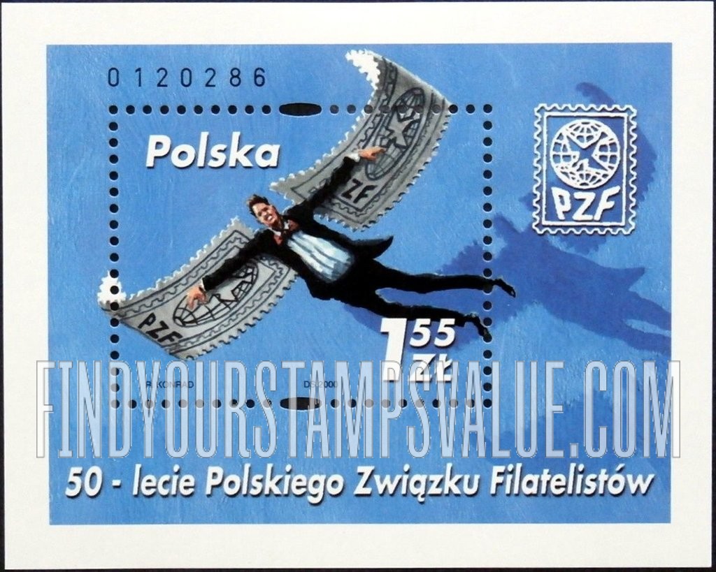 FindYourStampsValue: Polish Philatelic Union, 50th Anniversary